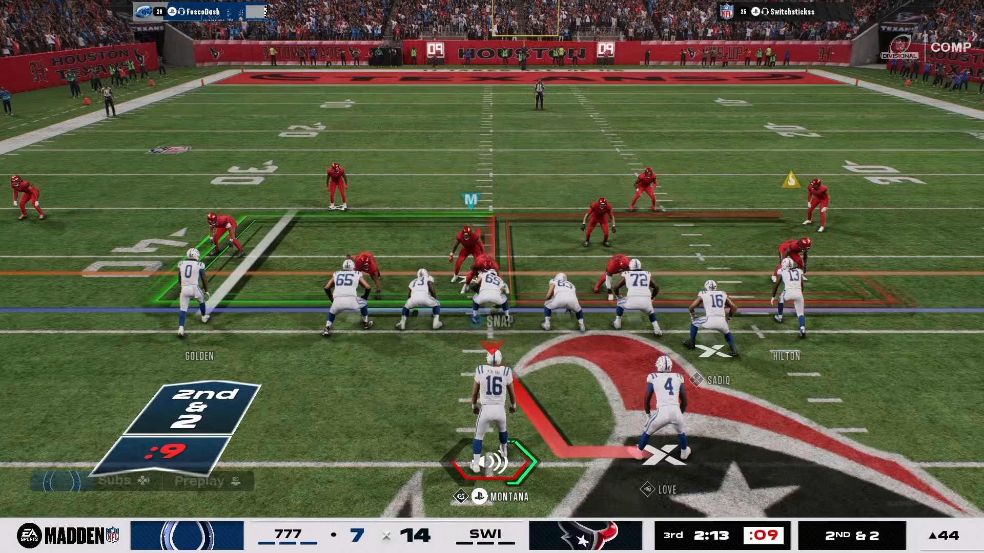 Madden NFL 27 gameplay showing run game strategies