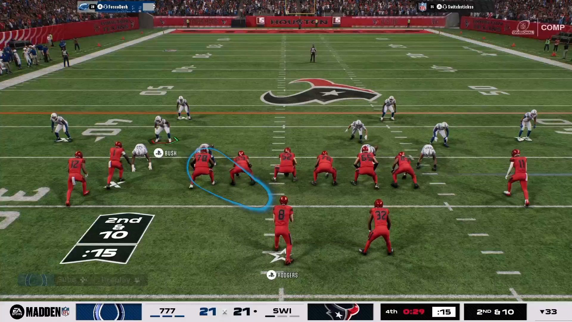 Receiver catching in traffic