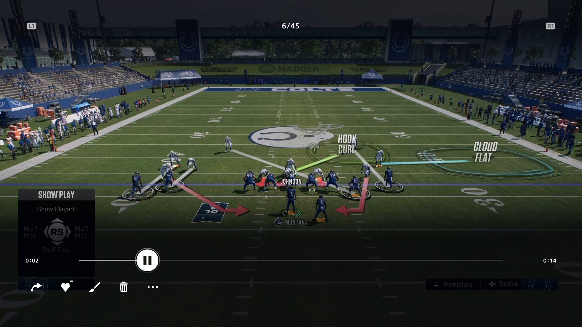 Madden gameplay execution moment