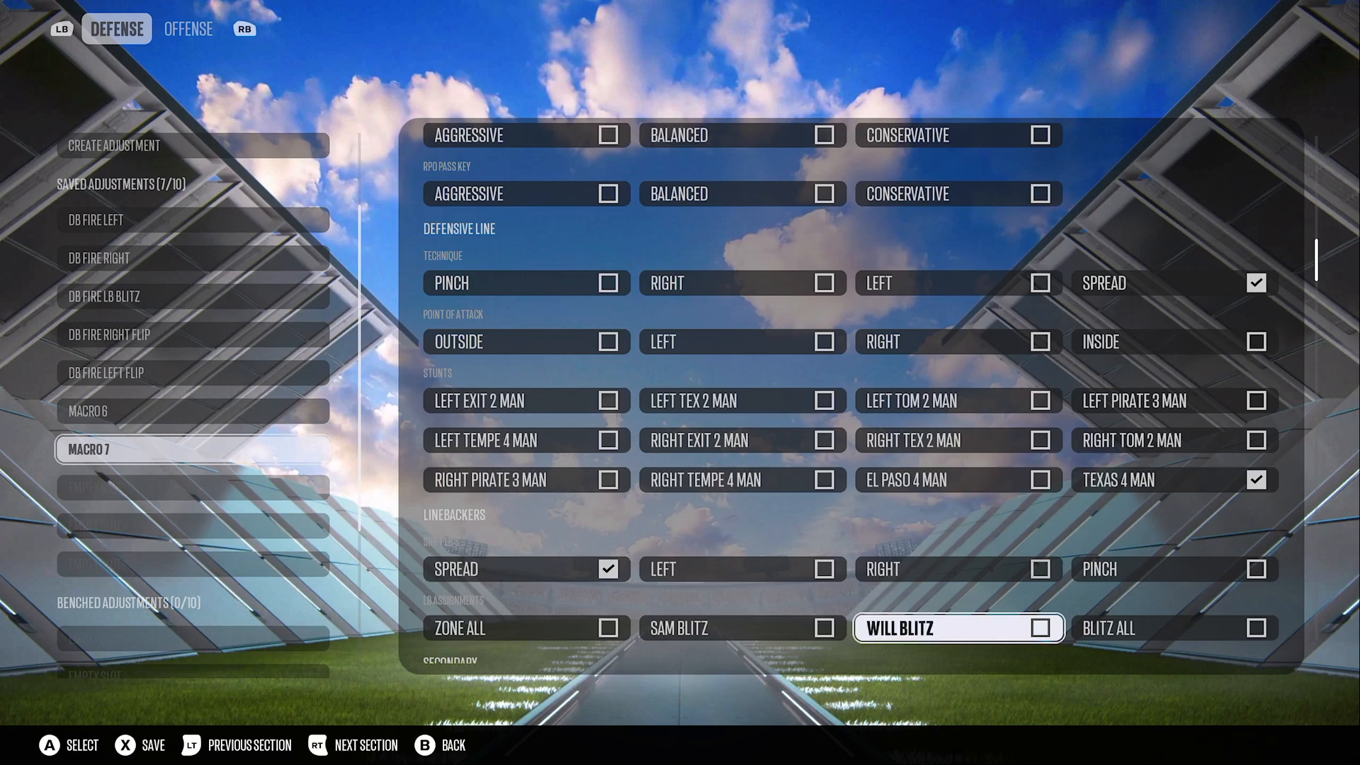 Spreading the defensive line in Madden NFL 27