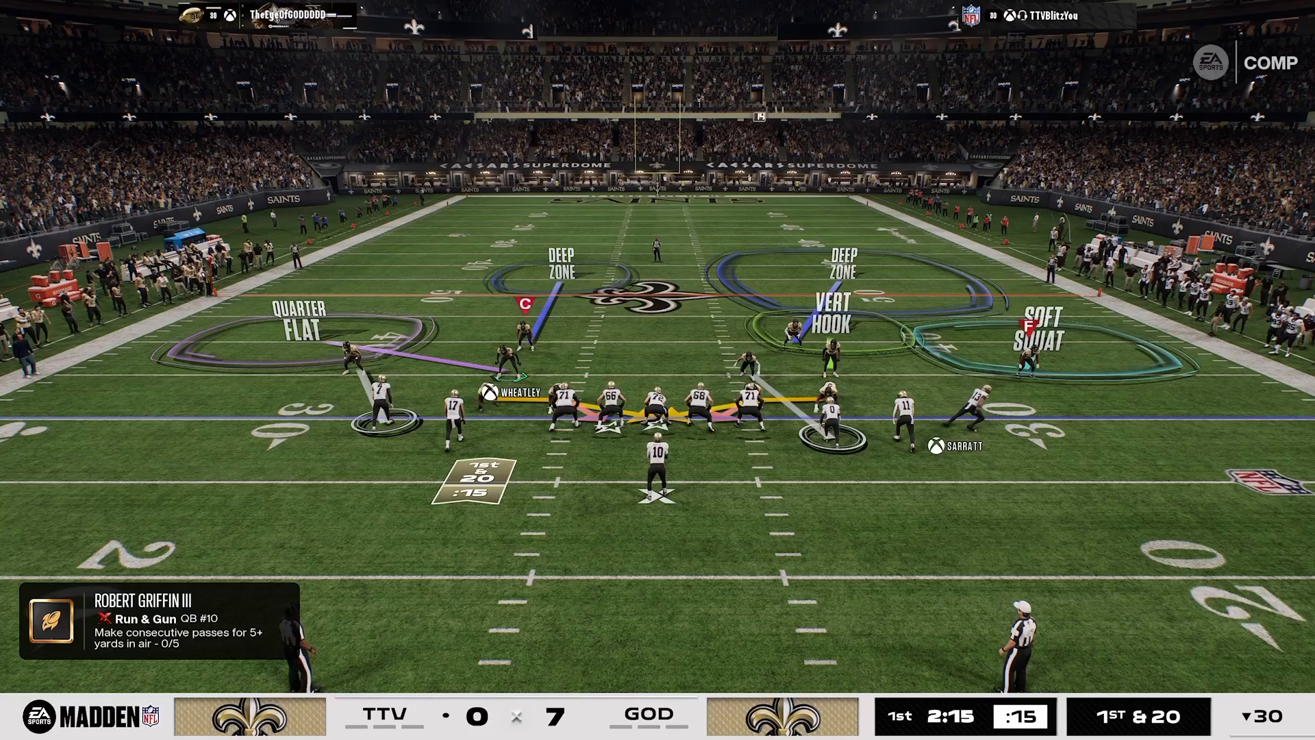 COVID 2 match coverage visual in Madden NFL 27