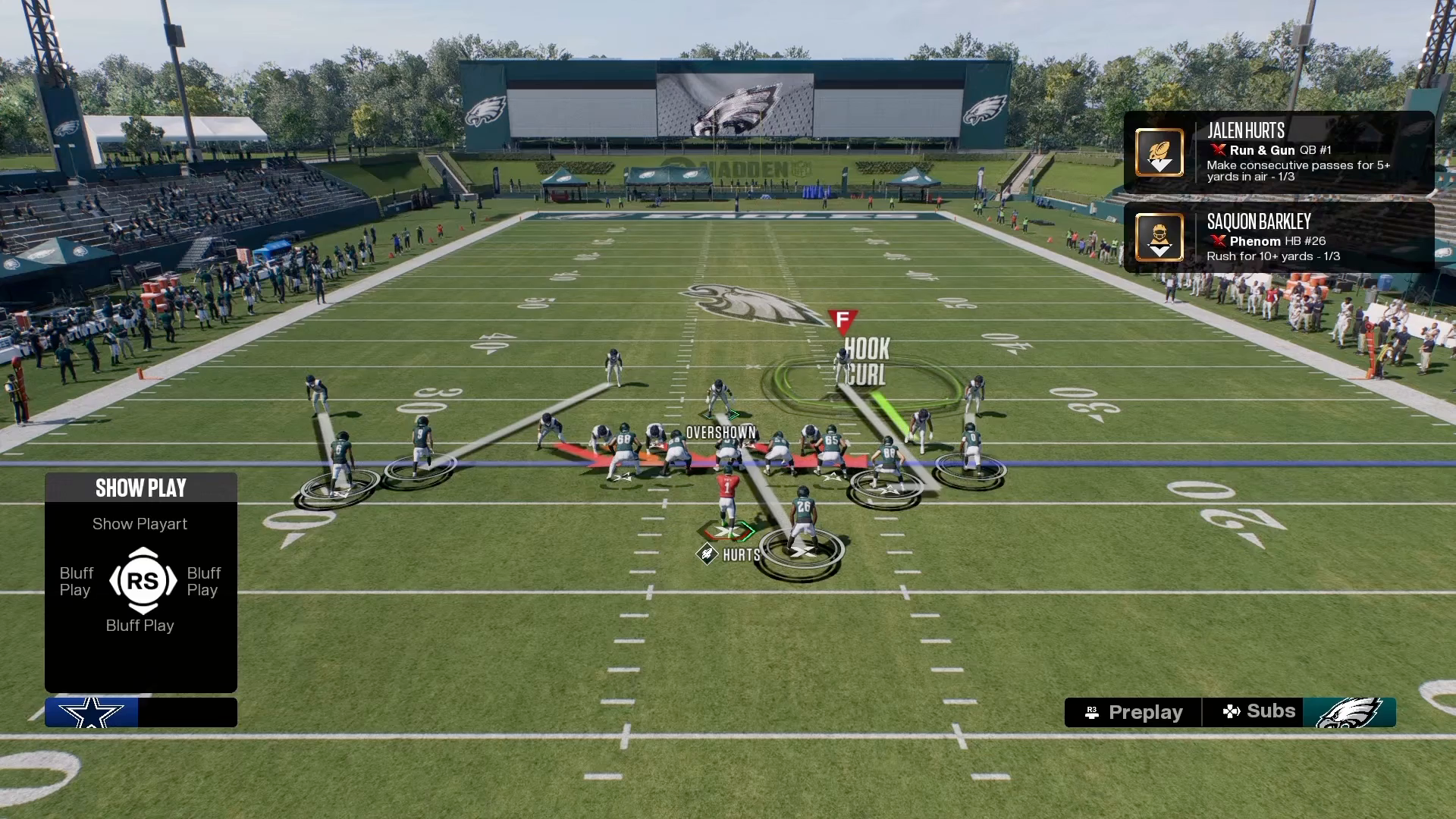 Nickel 3-3 Cub formation setup in Madden 27