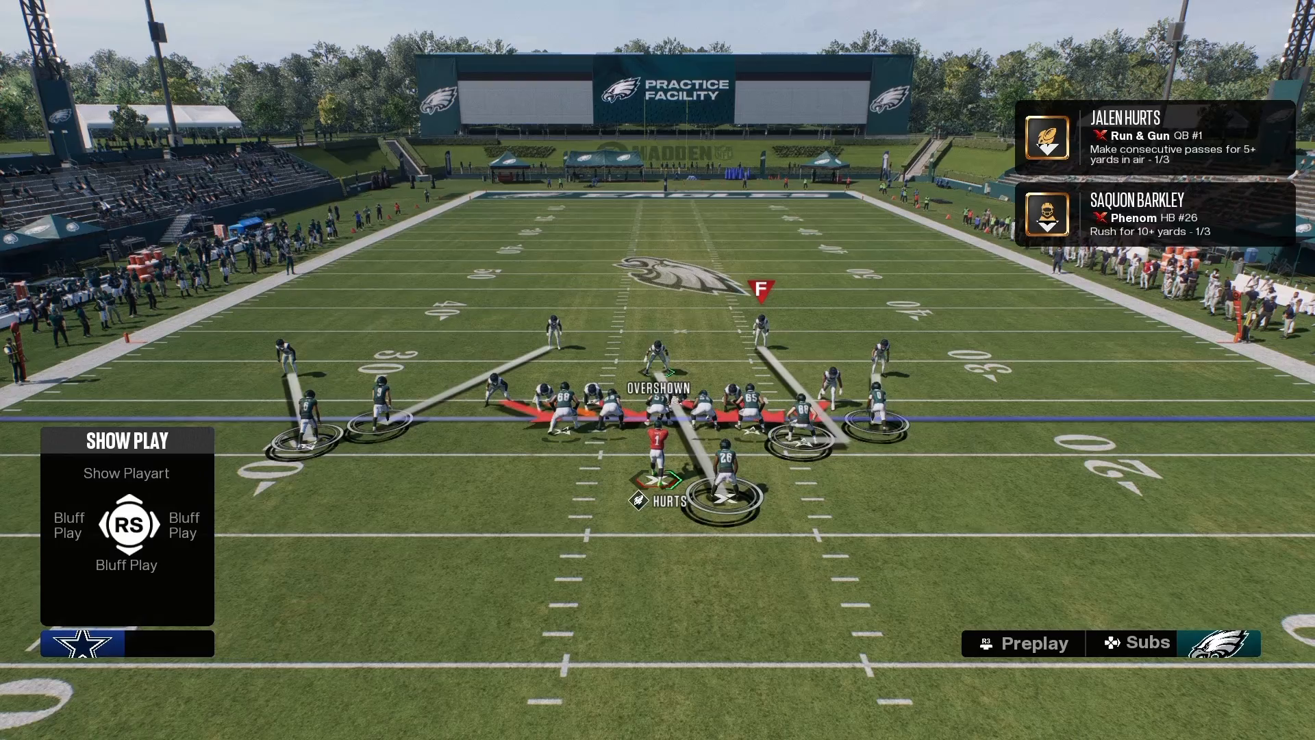 4-3 Even 6-1 blitz formation in Madden