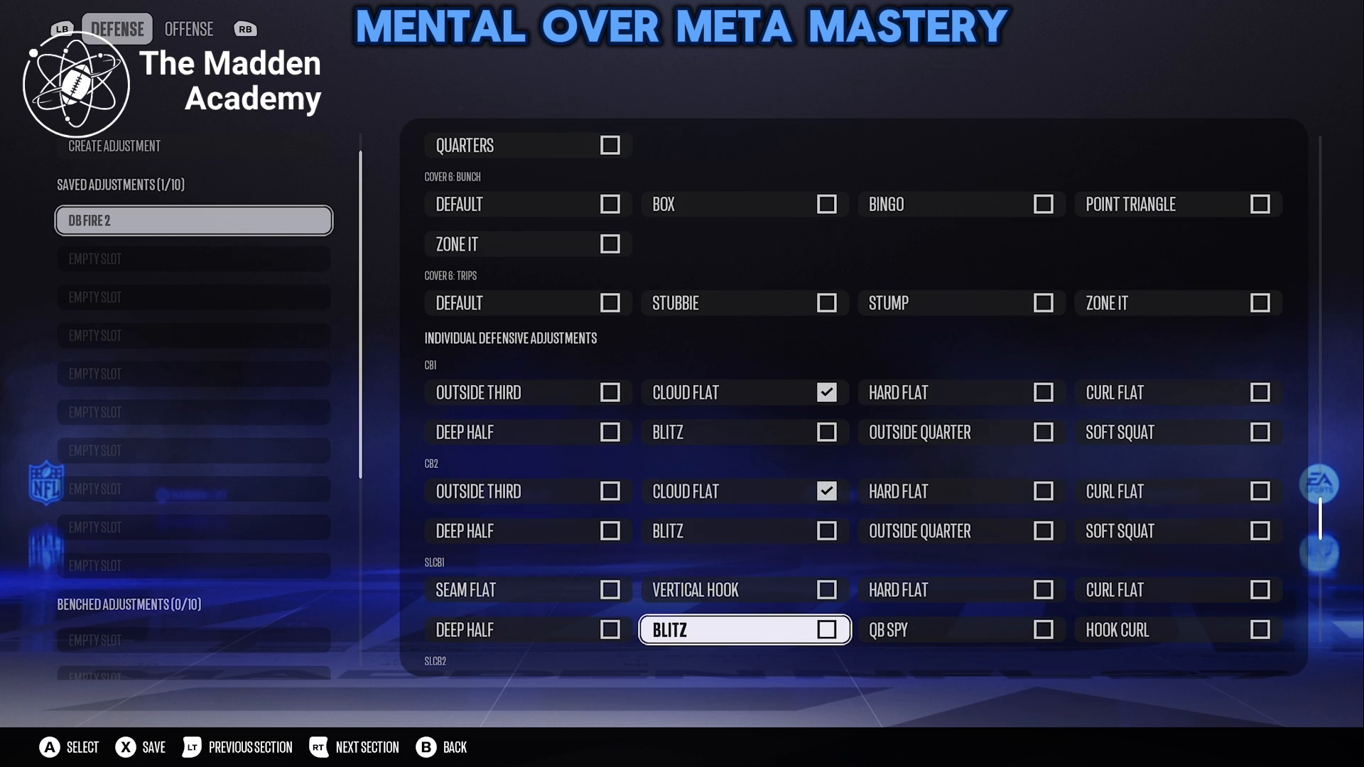 Playcaller mindset in Madden