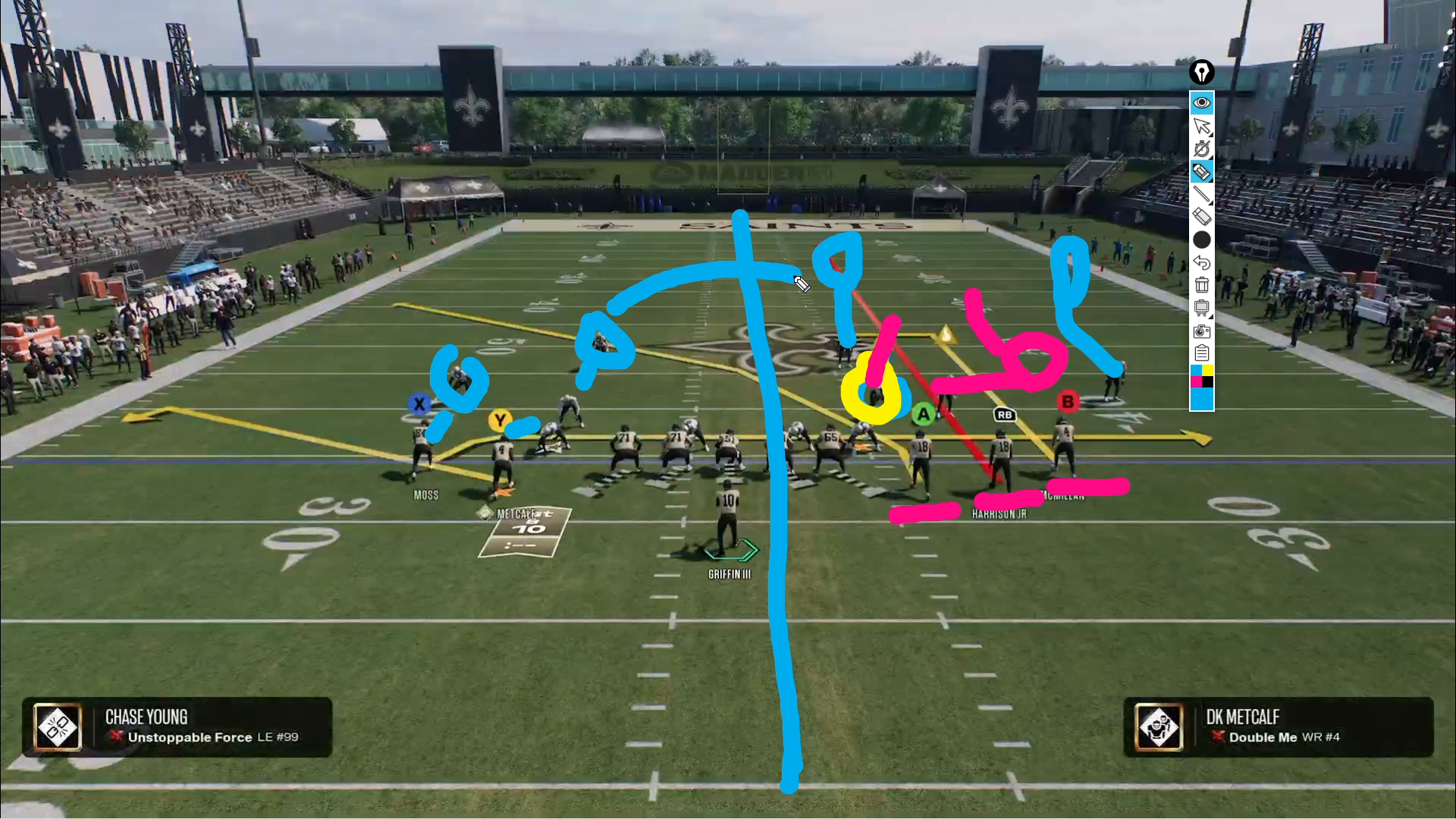 Exploiting numbers in Madden gameplay