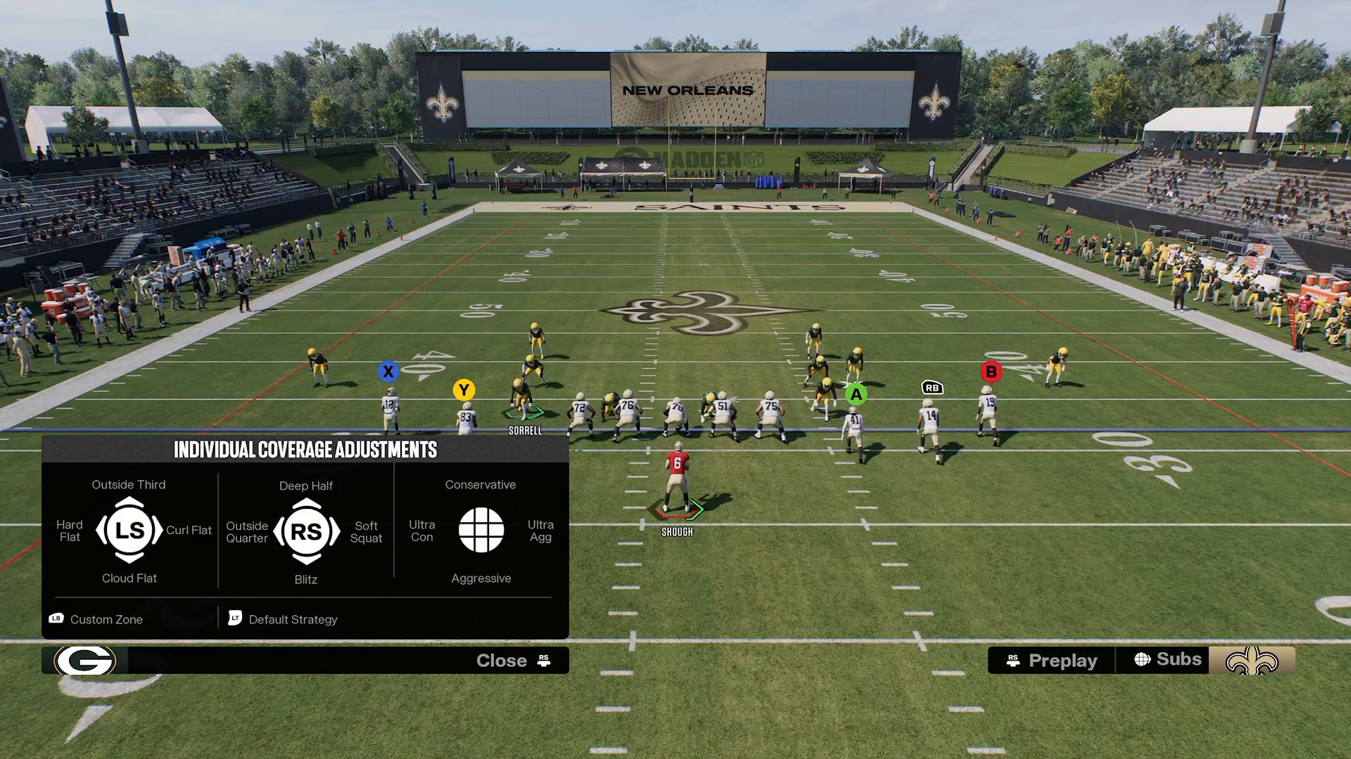 Cover 2 Match defense adjustment in Madden NFL 27