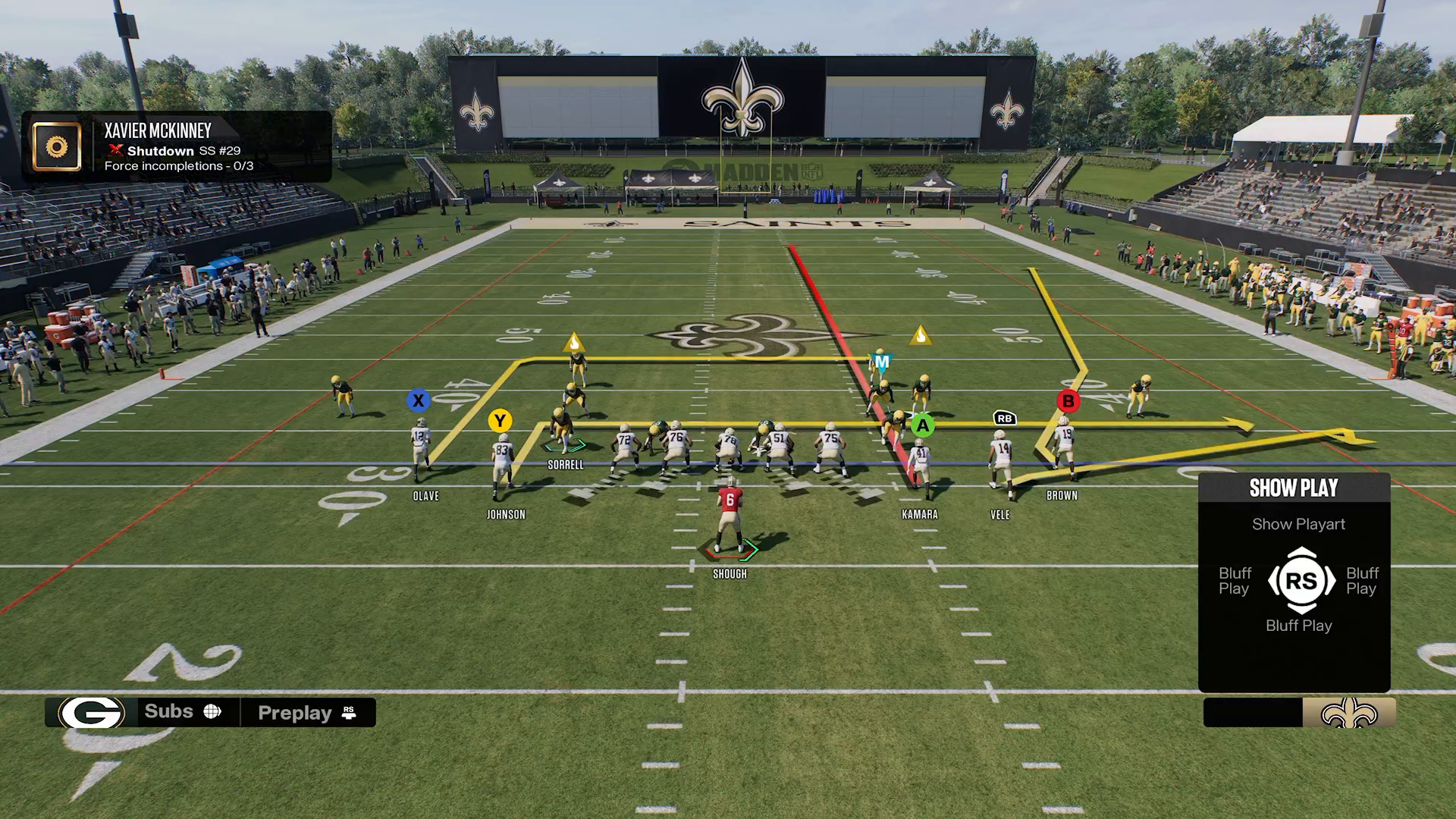 Offensive strategies against conservative coverage in Madden
