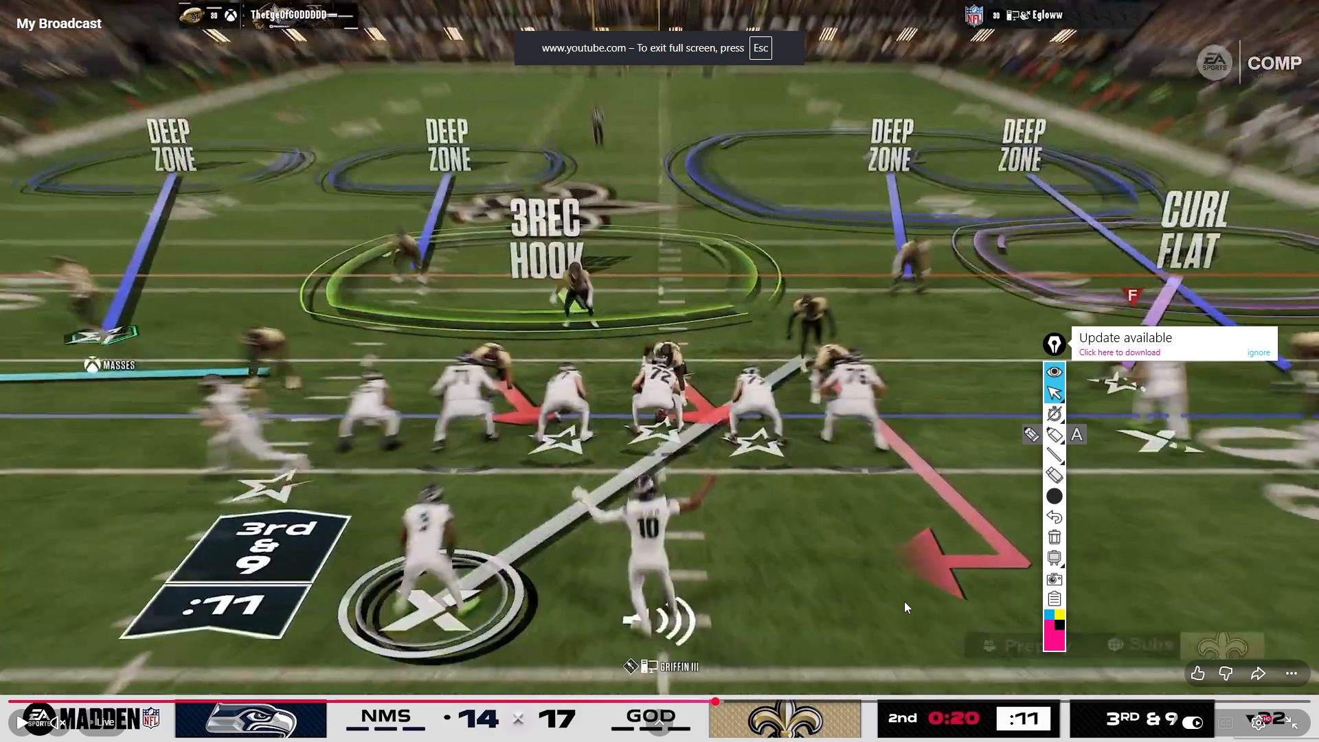 Setup for DB Fire 2 in Madden 27