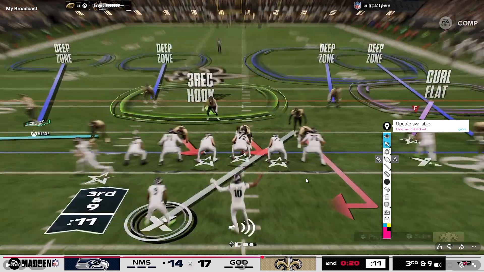 Coverage adjustments in Madden 27 gameplay