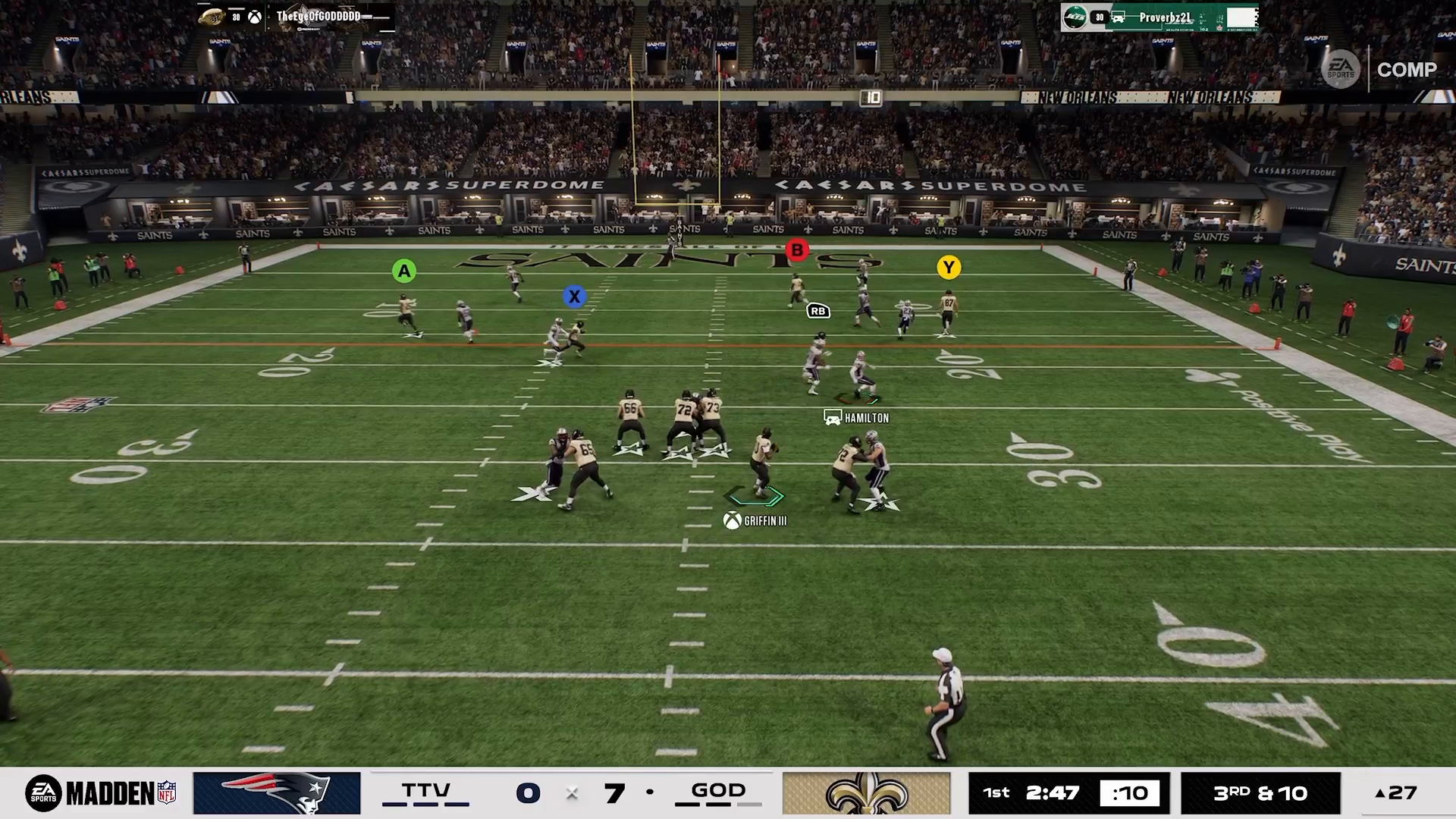 Reading safeties in Madden 27