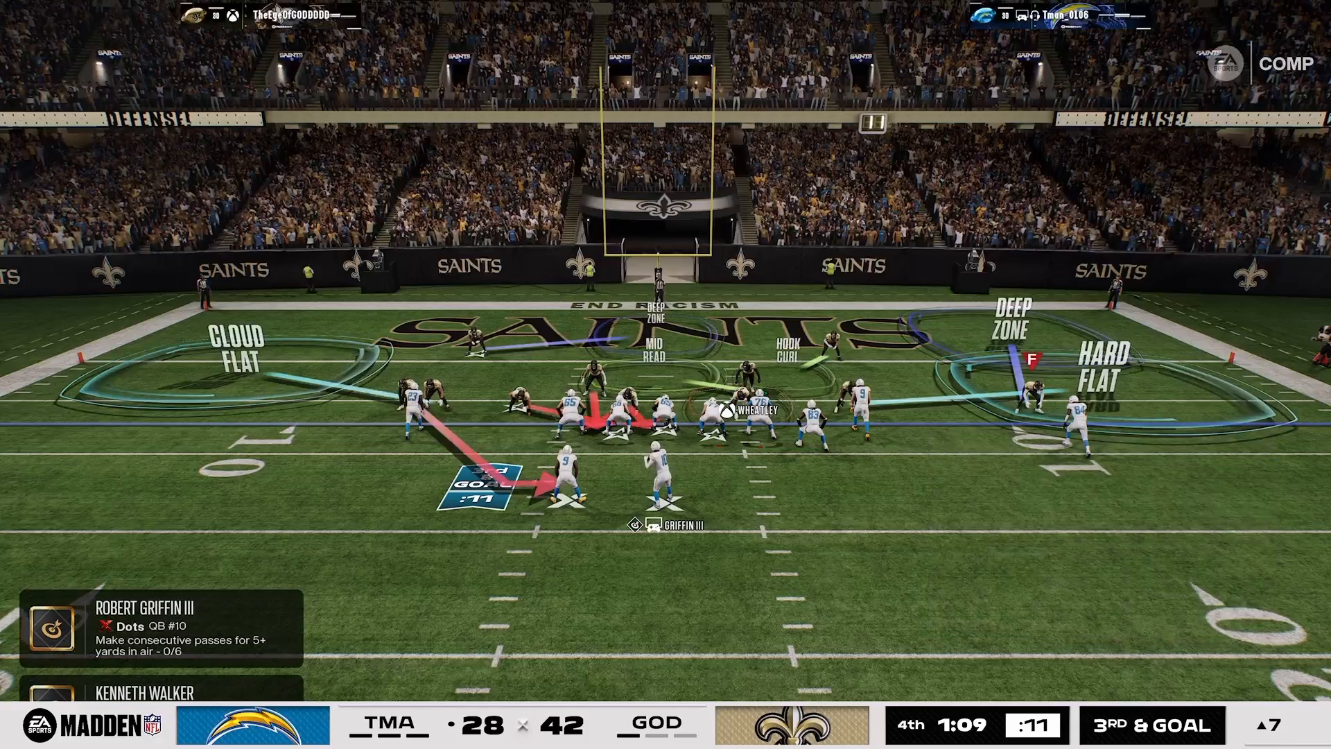 Mental chess in red zone defense