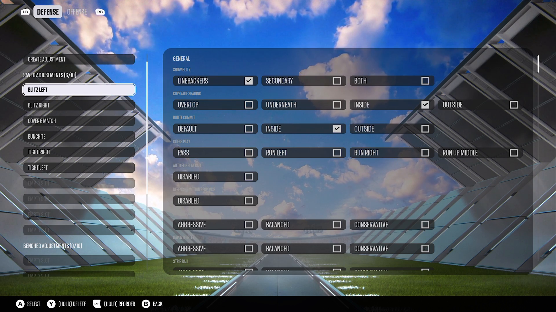 Defensive setup against Bunch Head End in Madden NFL 27