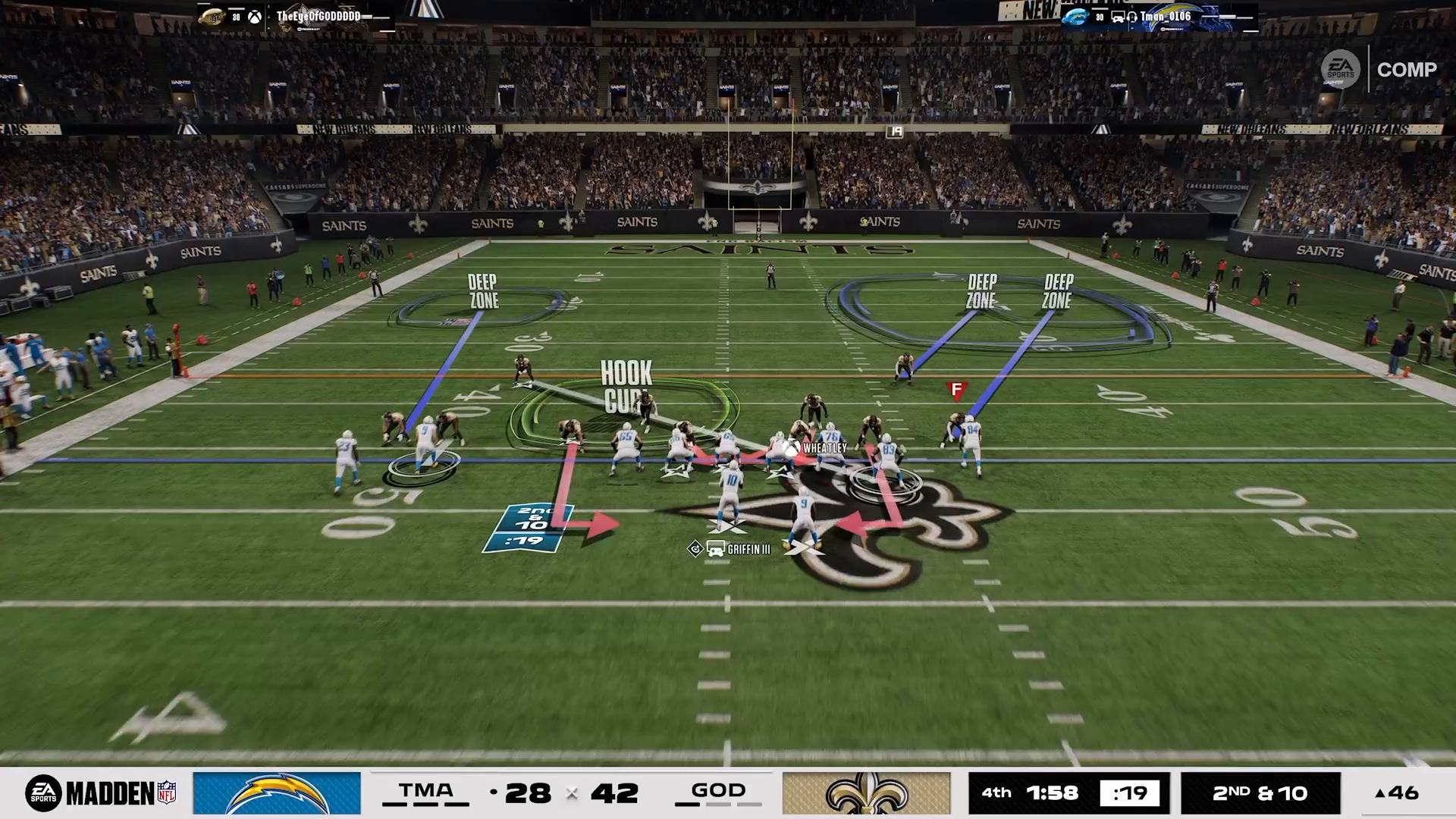 Countering speed drags in Madden